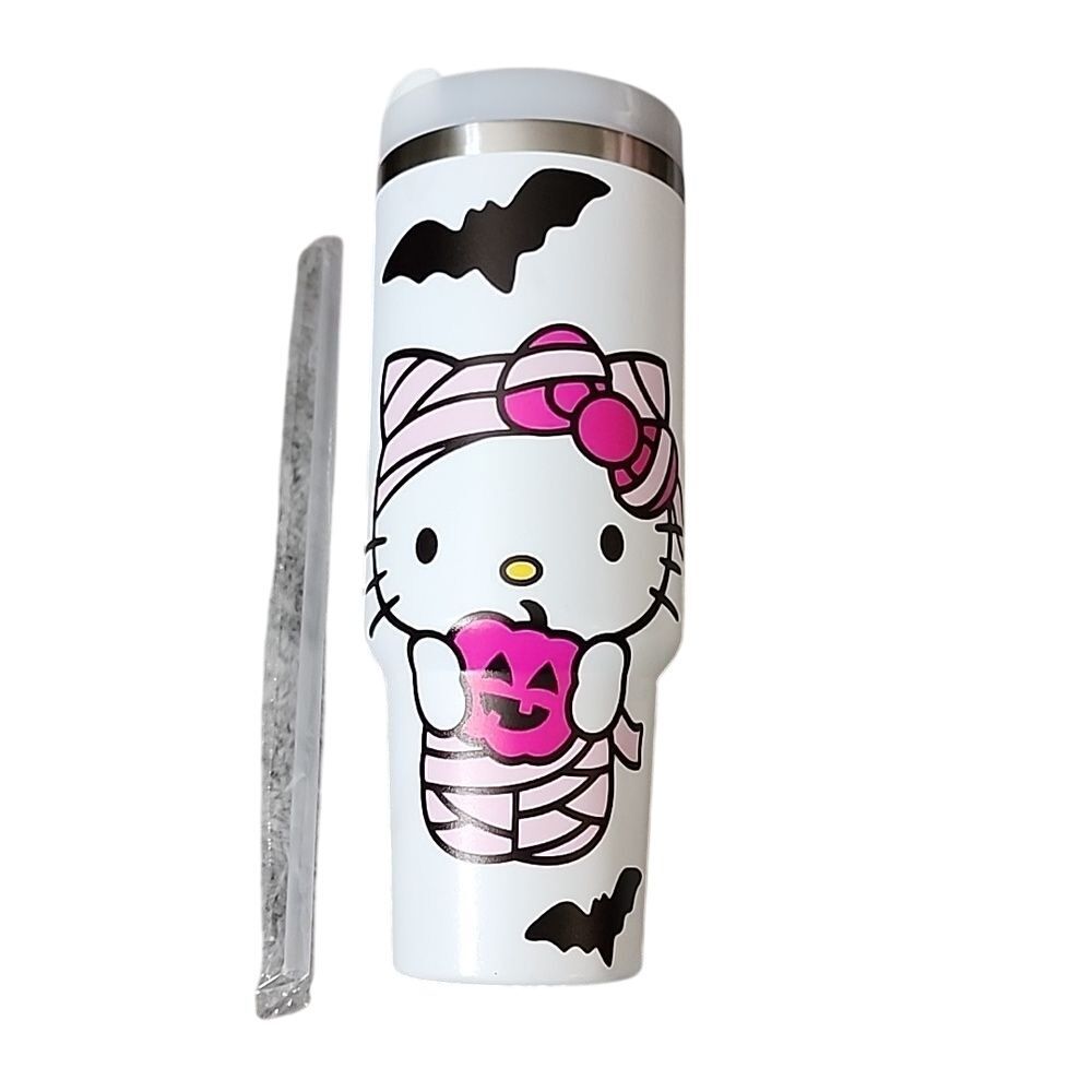 New Hello Kitty Mummy Tumbler 40 oz‎ with Straw